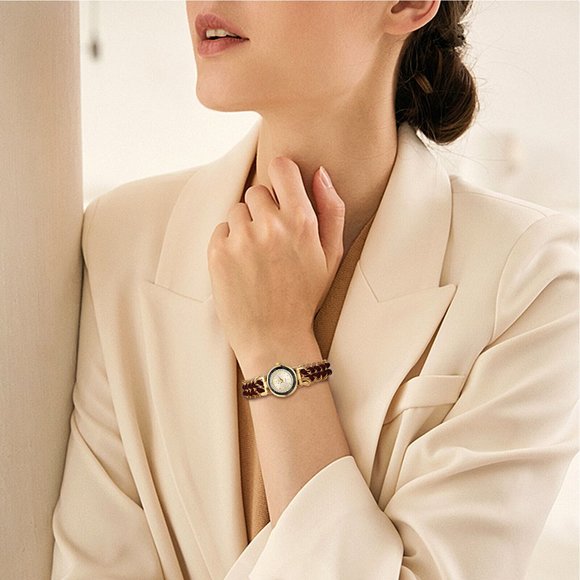 Dark Brown  Lady Adjustable Quartz Watch - Picture 4 of 6